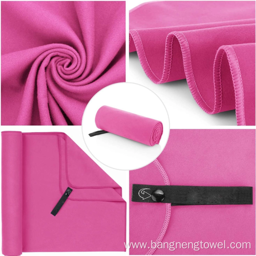 Outdoor sports Microfibre Swimming Towel Travel Packaging